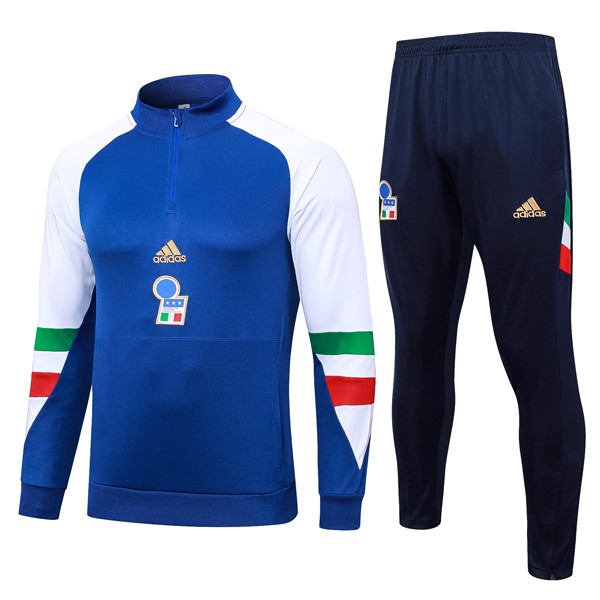 Sweatshirts Italien 2024 Blau Weiß